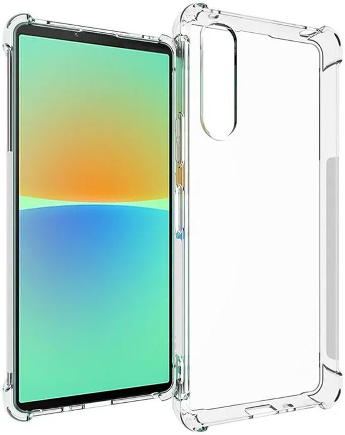Sony Xperia 10 V Hoesje Schokbestendig en Dun TPU Transparant afbeelding 1
