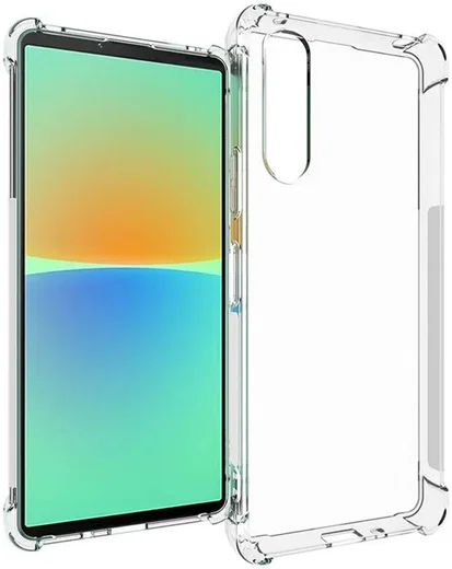 Sony Xperia 10 V Hoesje Schokbestendig en Dun TPU Transparant afbeelding 1