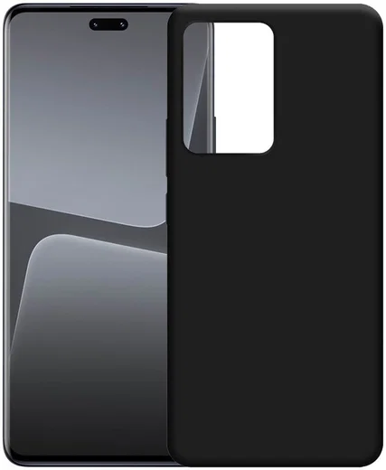 Xiaomi 13 Lite Hoesje Dun TPU Matte Back Cover Zwart afbeelding 5