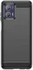 Motorola Moto G73 Hoesje Geborsteld TPU Flexibele Back Cover Zwart afbeelding 2