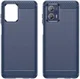 Motorola Moto G73 Hoesje Geborsteld TPU Flexibele Back Cover Blauw afbeelding 9