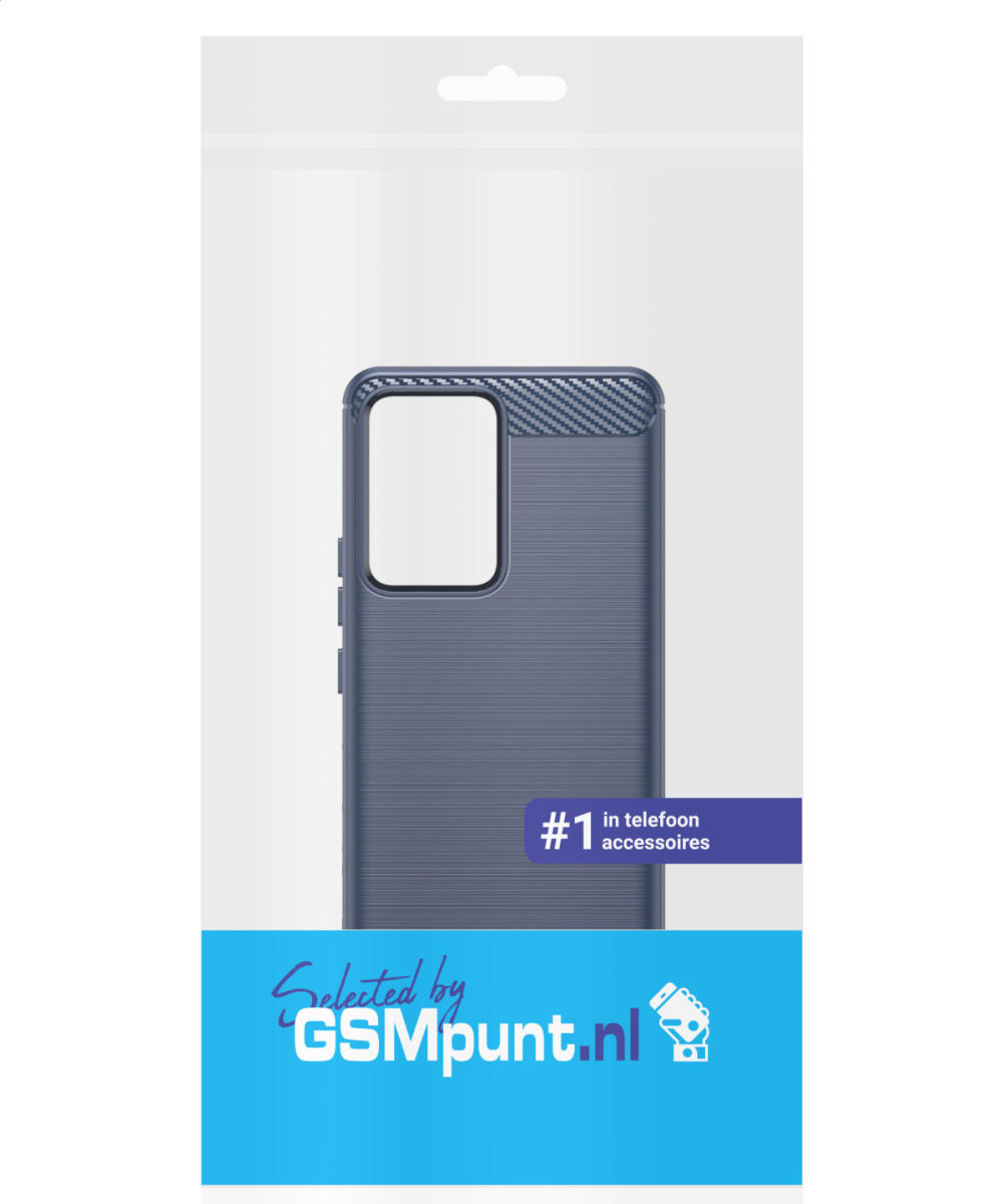 Xiaomi 13 Lite Hoesje Geborsteld TPU Flexibele Back Cover Blauw afbeelding 10