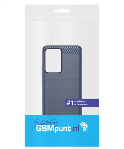 Xiaomi 13 Lite Hoesje Geborsteld TPU Flexibele Back Cover Blauw afbeelding 10