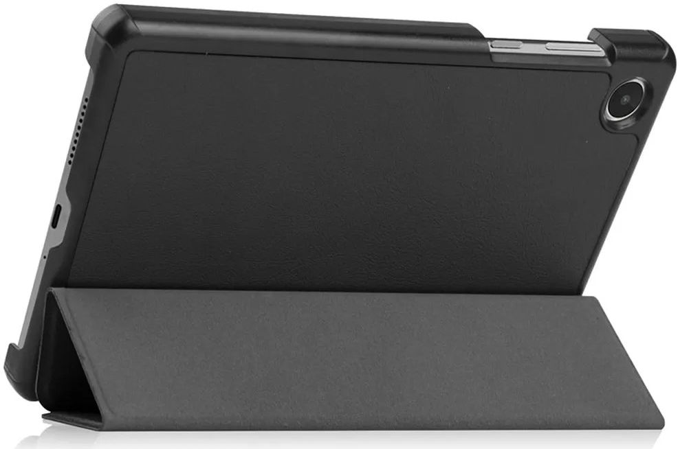 Lenovo Tab M8 Gen 4 Hoes Tri-Fold Book Case met Standaard Zwart afbeelding 12