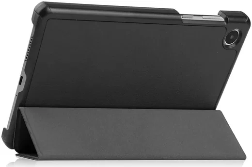 Lenovo Tab M8 Gen 4 Hoes Tri-Fold Book Case met Standaard Zwart afbeelding 12