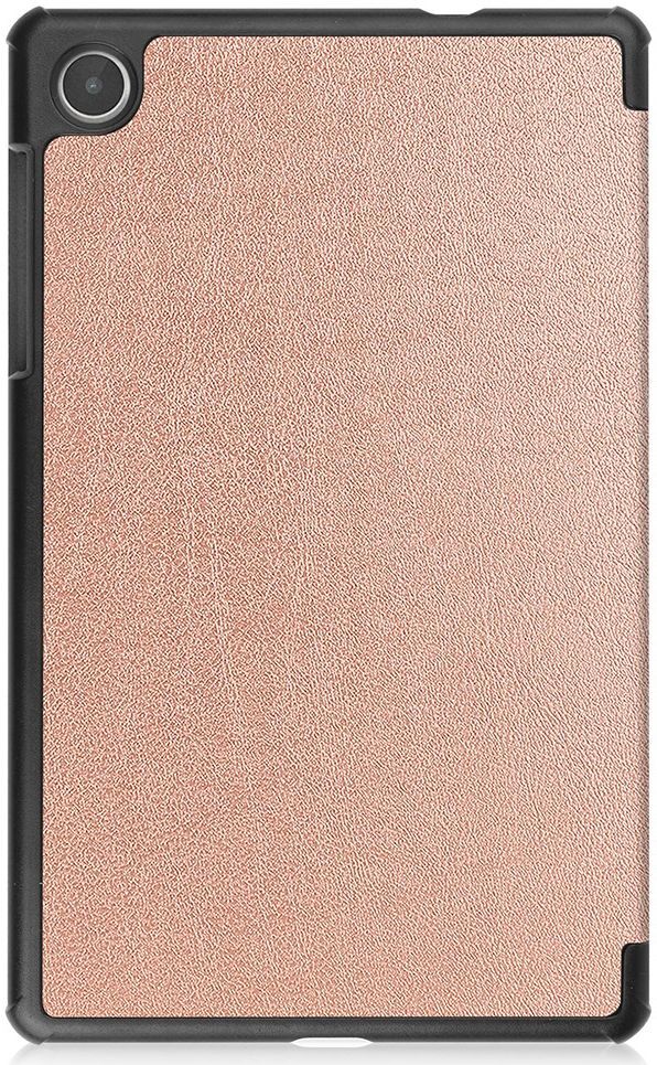 Lenovo Tab M8 Gen 4 Hoes Tri-Fold Book Case met Standaard Roze Goud afbeelding 11