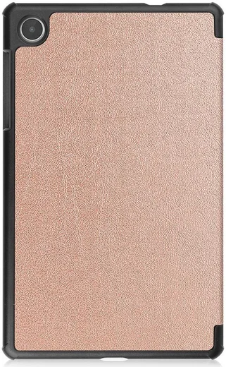 Lenovo Tab M8 Gen 4 Hoes Tri-Fold Book Case met Standaard Roze Goud afbeelding 11