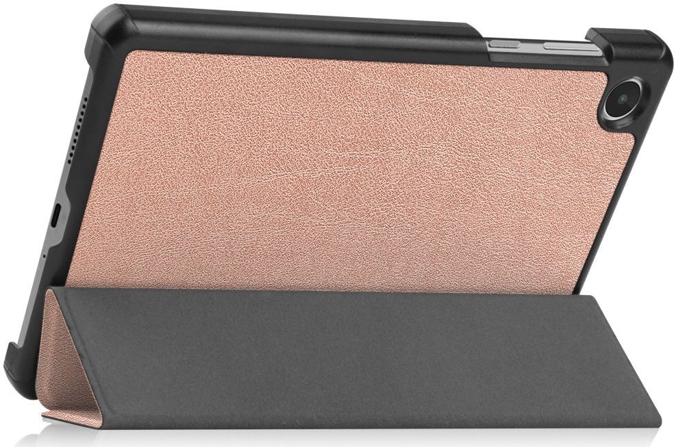 Lenovo Tab M8 Gen 4 Hoes Tri-Fold Book Case met Standaard Roze Goud afbeelding 12