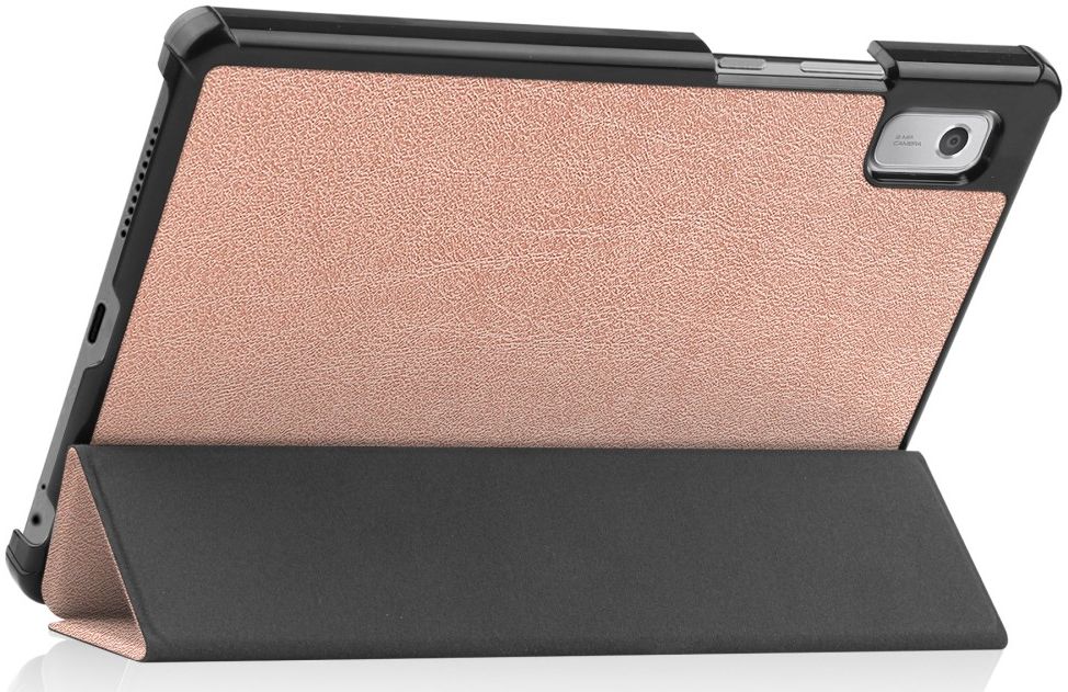 Lenovo Tab M9 Hoes Tri-Fold Book Case met Standaard Roze Goud afbeelding 12
