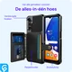 Samsung Galaxy A14 3 in 1 Back Cover Portemonnee Hoesje Zwart afbeelding 9