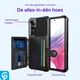 Samsung Galaxy A34 3 in 1 Back Cover Portemonnee Hoesje Zwart afbeelding 7