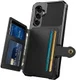 Samsung Galaxy A54 3 in 1 Back Cover Portemonnee Hoesje Zwart afbeelding 2