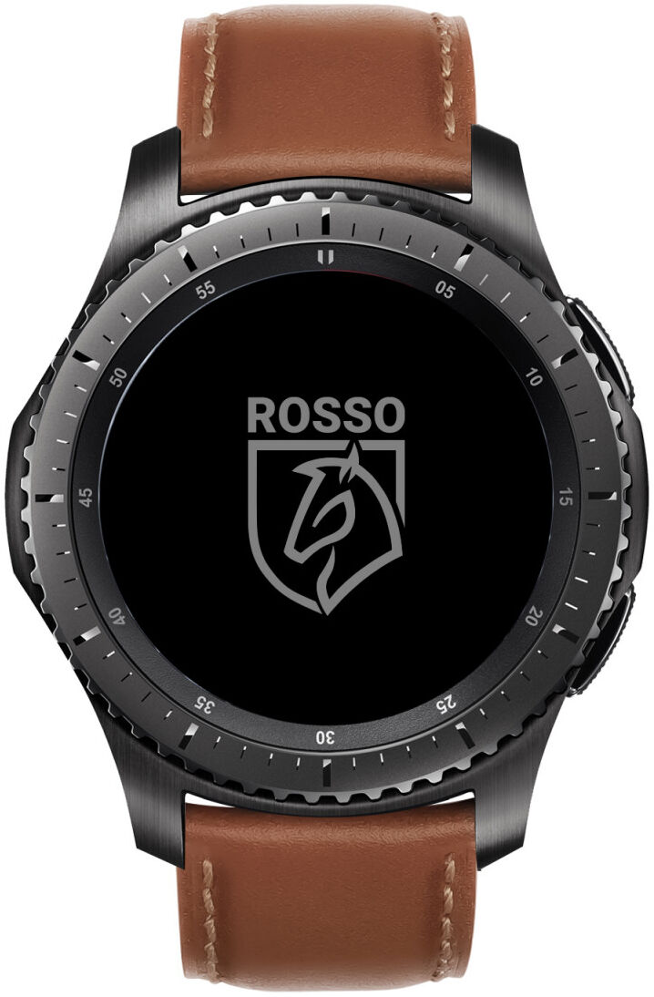 Rosso Deluxe - Universeel Smartwatch/Horloge Bandje 22MM - Echt Leer - Bruin afbeelding 2