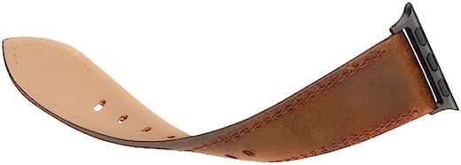 Rosso Deluxe - Apple Watch Bandje - 1-10/SE - 38/40/41/42MM - Echt Leer - Bruin afbeelding 5