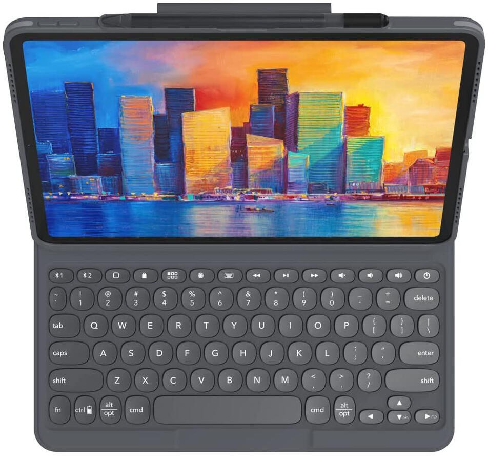 ZAGG Pro Keys iPad Pro 11 (2022/2021/2020) Hoes met Toetsenbord Zwart afbeelding 2