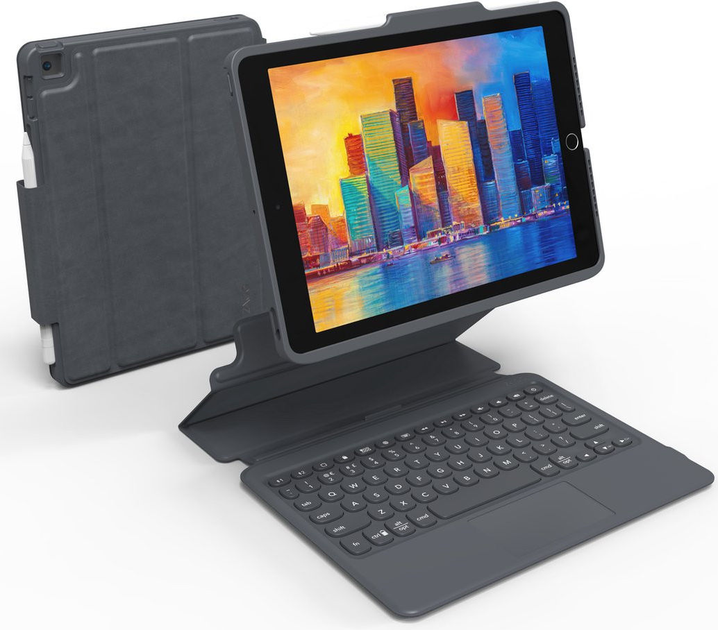ZAGG Pro Keys Apple iPad 10.2 Toetsenbord Hoes met Trackpad Zwart afbeelding 1