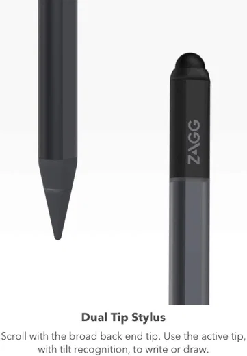ZAGG Pro Stylus - Actieve Stylus Pen voor Apple iPad Zwart afbeelding 2