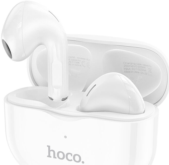Hoco EW35 Draadloze Bluetooth Oordoppen Wit afbeelding 1