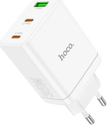 Hoco 35W USB/USB-C Snellader PD + QC 3.0 afbeelding 1