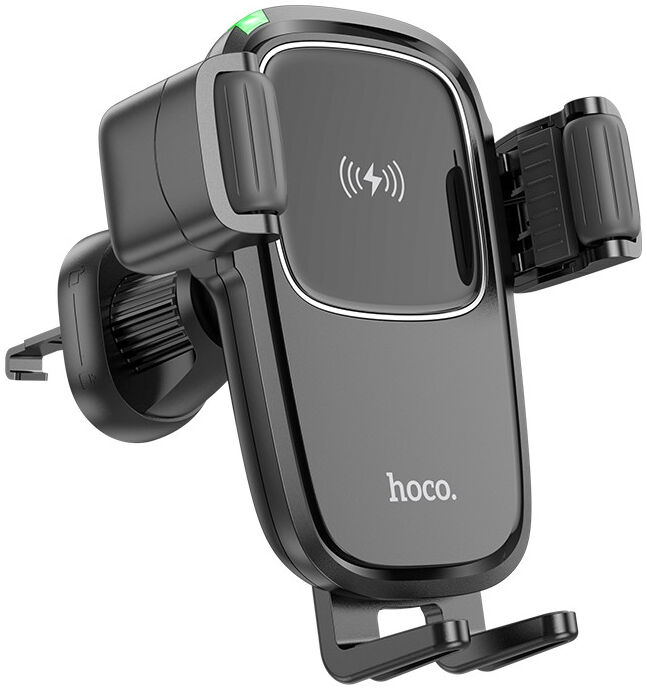 Hoco Ventilatierooster Telefoonhouder Auto met Draadloos Opladen 15W afbeelding 4