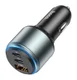 Hoco NZ9 95W Fast Charge Auto Snellader met PD en QC Zwart afbeelding 1