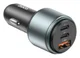 Hoco NZ9 95W Fast Charge Auto Snellader met PD en QC Zwart afbeelding 2