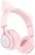 Hoco W39 Kattenoren Draadloze Bluetooth Headset Roze afbeelding 2