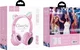 Hoco Draadloze Kinder Koptelefoon Kattenoren Roze afbeelding 5