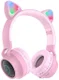 Hoco Draadloze Kinder Koptelefoon Kattenoren Roze afbeelding 1