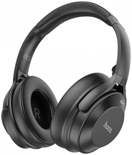 Hoco Draadloze Noise Cancelling Koptelefoon Over-Ear Zwart afbeelding 1