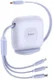 Baseus USB-C naar Lightning/USB-C/Micro USB Kabel 100W PD 1.7M Paars afbeelding 1