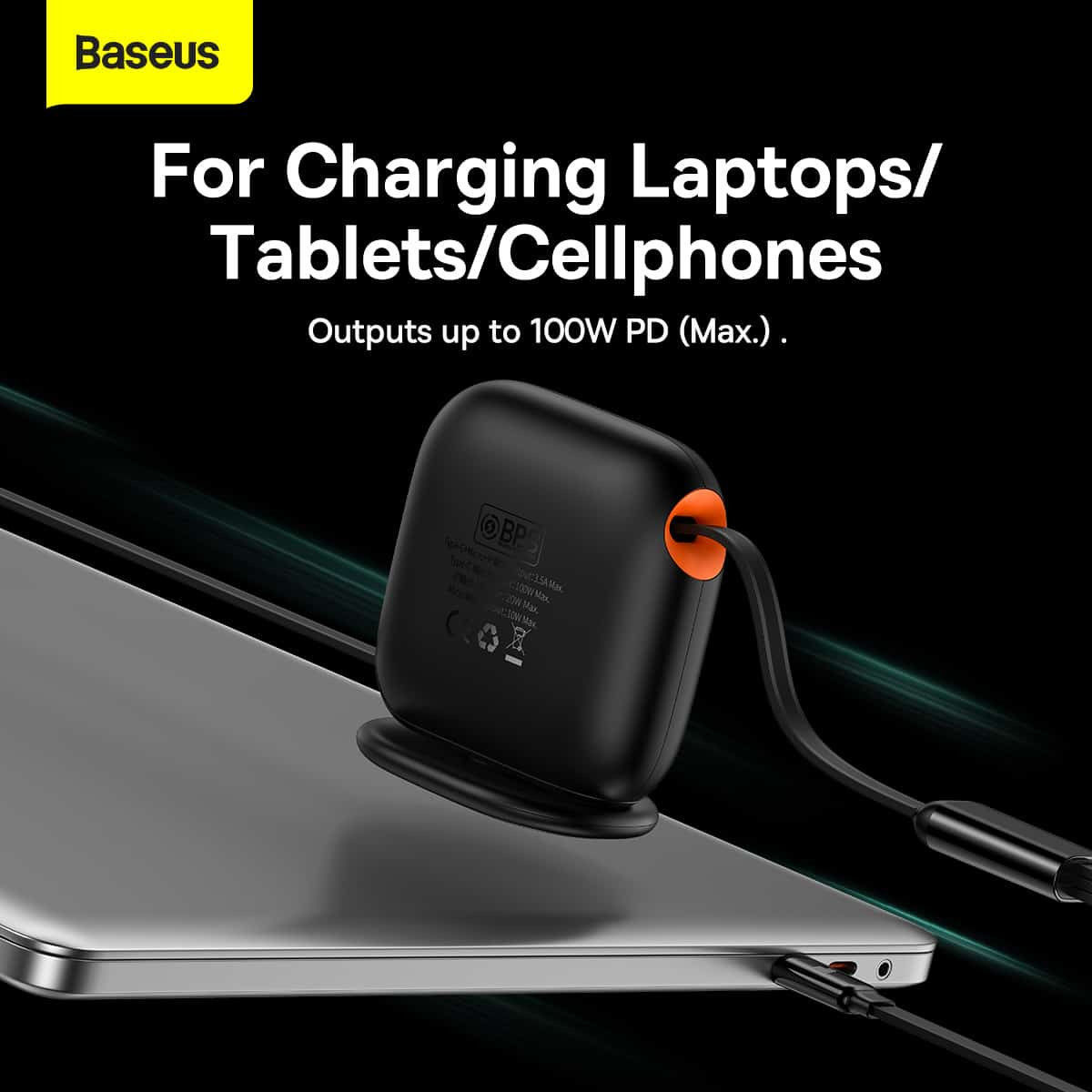 Baseus USB-C naar Lightning/USB-C/Micro USB Kabel 100W PD 1.7M Paars afbeelding 5