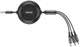 Baseus Golden USB naar Lightning/USB-C/Micro USB Kabel 3.5A 1.2M Zwart afbeelding 7
