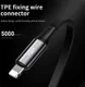 Baseus Golden USB naar Lightning/USB-C/Micro USB Kabel 3.5A 1.2M Zwart afbeelding 10