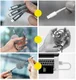 Baseus 3-in-1 USB naar Lightning/USB-C/Micro USB Kabel 3.5A 1.2M Grijs afbeelding 7