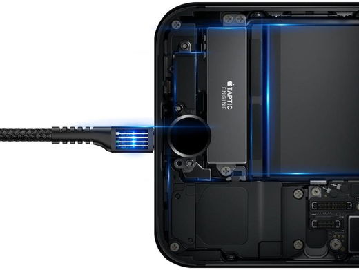 Baseus Uitrekbare USB 2.0 naar Lightning Kabel Krulsnoer 1M 2A Zwart afbeelding 8