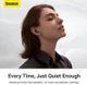 Baseus Storm 3 Wireless Bluetooth Earphones met Noise Cancelling Zwart afbeelding 5