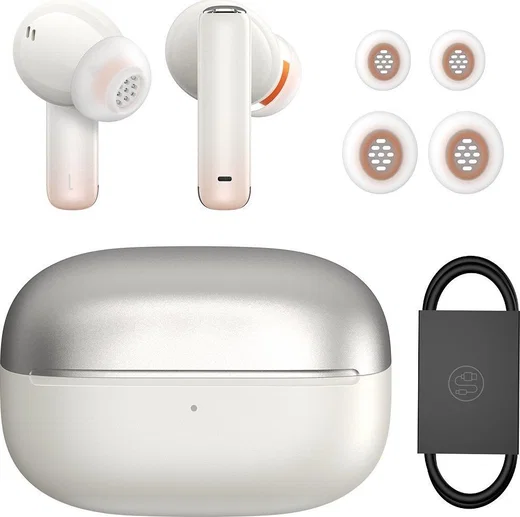 Baseus Storm 1 Wireless Bluetooth Earphones met Noise Cancelling Wit afbeelding 3