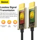 Baseus HD Optic Fiber HDMI naar HDMI 4K@60Hz Kabel 10M Zwart afbeelding 7
