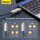 Baseus HD Optic Fiber HDMI naar HDMI 4K@60Hz Kabel 10M Zwart afbeelding 5