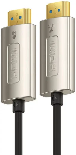 Baseus HD Optic Fiber HDMI naar HDMI 4K@60Hz Kabel 10M Zwart afbeelding 9
