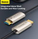 Baseus HD Optic Fiber HDMI naar HDMI 4K@60Hz Kabel 15M Zwart afbeelding 6