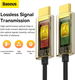 Baseus HD Optic Fiber HDMI naar HDMI 4K@60Hz Kabel 15M Zwart afbeelding 8