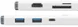 Baseus 5-in-1 Data + PD Hub USB-C naar USB/USB-C/HDMI/Kaartlezer Wit afbeelding 4