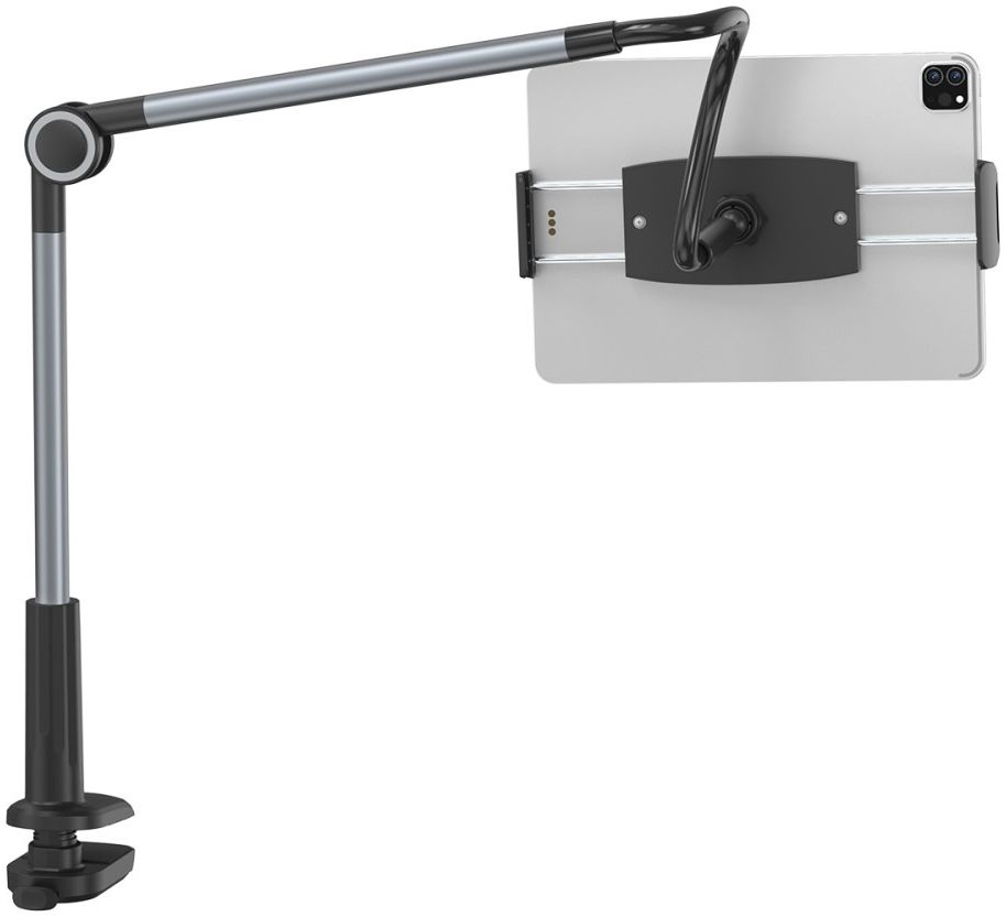 Baseus Verstelbare Telefoon/Tablet Houder voor Bureau en Bed Grijs afbeelding 2