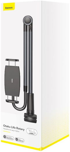 Baseus Verstelbare Telefoon/Tablet Houder voor Bureau en Bed Grijs afbeelding 13