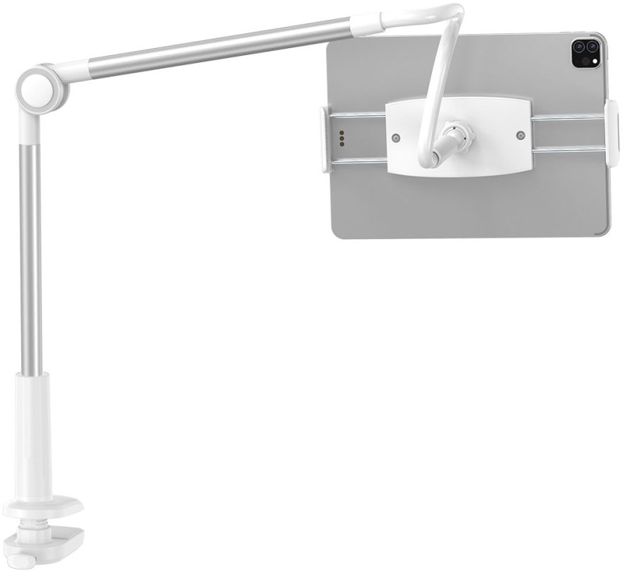Baseus Verstelbare Telefoon/Tablet Houder voor Bureau en Bed Zilver afbeelding 2