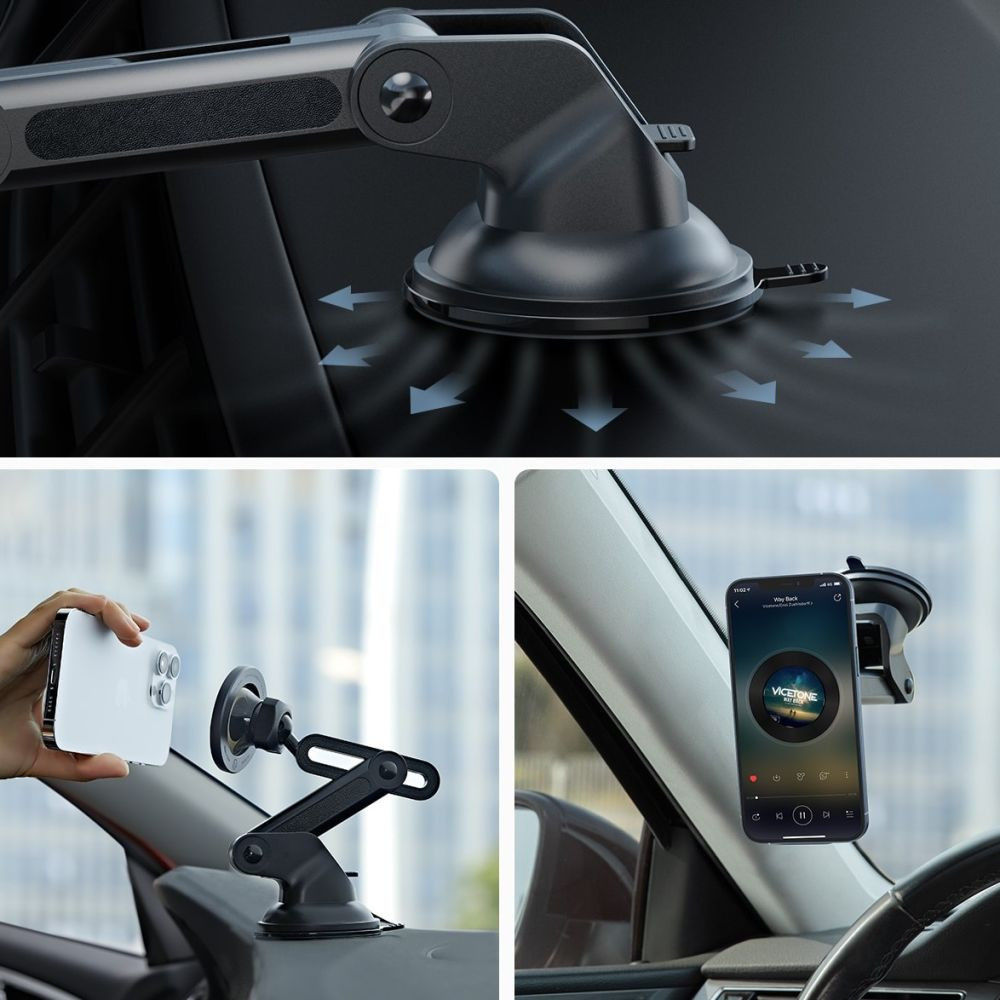 ESR HaloLock Verstelbare Raam/Dashboard MagSafe Telefoonhouder Auto afbeelding 4