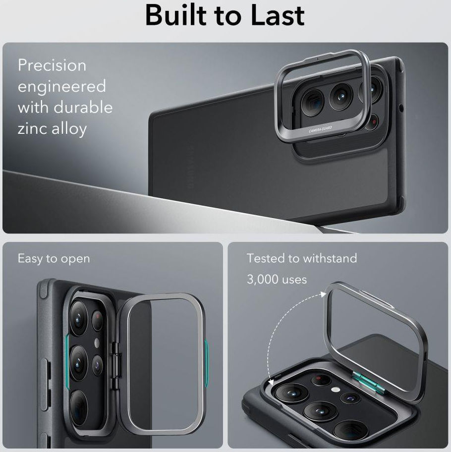 ESR Classic Kickstand Samsung Galaxy S23 Ultra Hoesje Zwart afbeelding 8