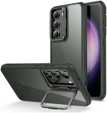 ESR Classic Kickstand Samsung Galaxy S23 Hoesje Transparant Groen
